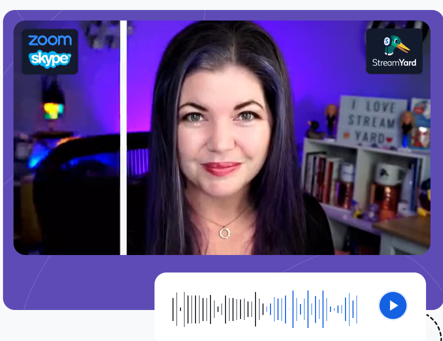 A person with long hair smiling AI-generated content may be incorrect.