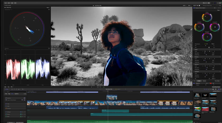 A screenshot of a video editing AI-generated content may be incorrect.